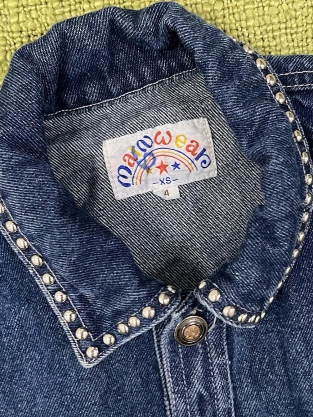 Vintage 80s Kids Denim Jacket